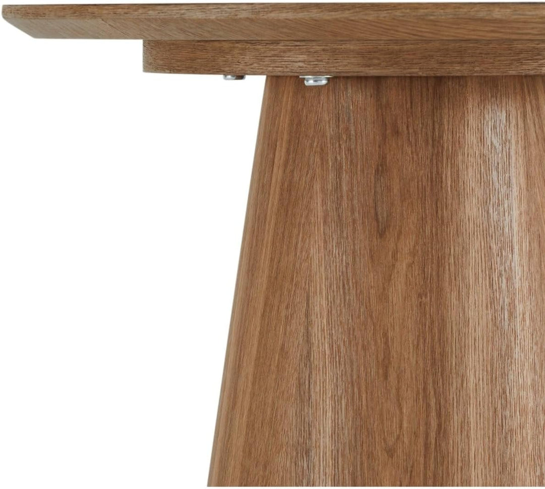 Furnhouse Ibbe Design Runder Natur Couchtisch Wohnzimmertisch ø45x50 cm Eichenoptik Design Skandinav