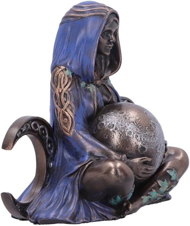 Nemesis Now Dreifach-Mond-Göttin-Figur, 8,5 cm, Violett