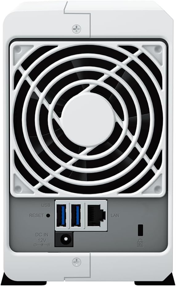 DS223j 2-Bay Diskstation NAS (Realtek RTD1619B 4-Core 1.7 GHz 1GB DDR4 Ram 1xRJ-45 1GbE LAN-Port) 4T