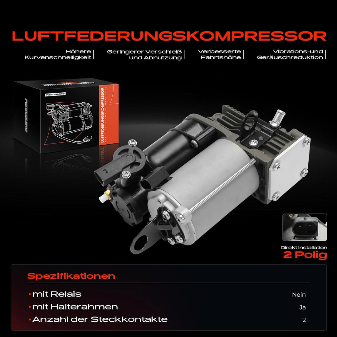 Luftfederung Kompressor Niveauregulierung für R-Klasse W251 V251 2006-2020 2513201204