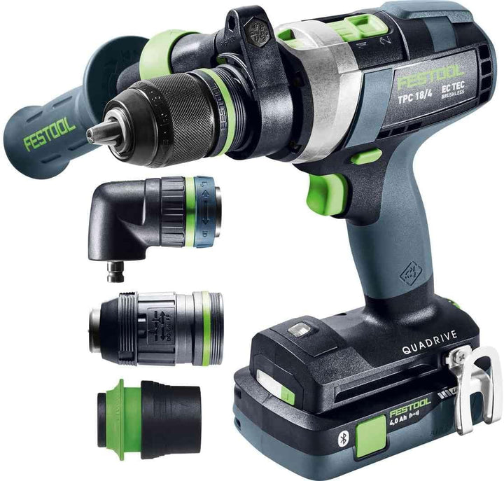 Festool Akku-Schlagbohrschrauber TPC 18/4 5,0/4,0 I-Set/XL QUADRIVE (mit Akkupacks, Schnellladegerät