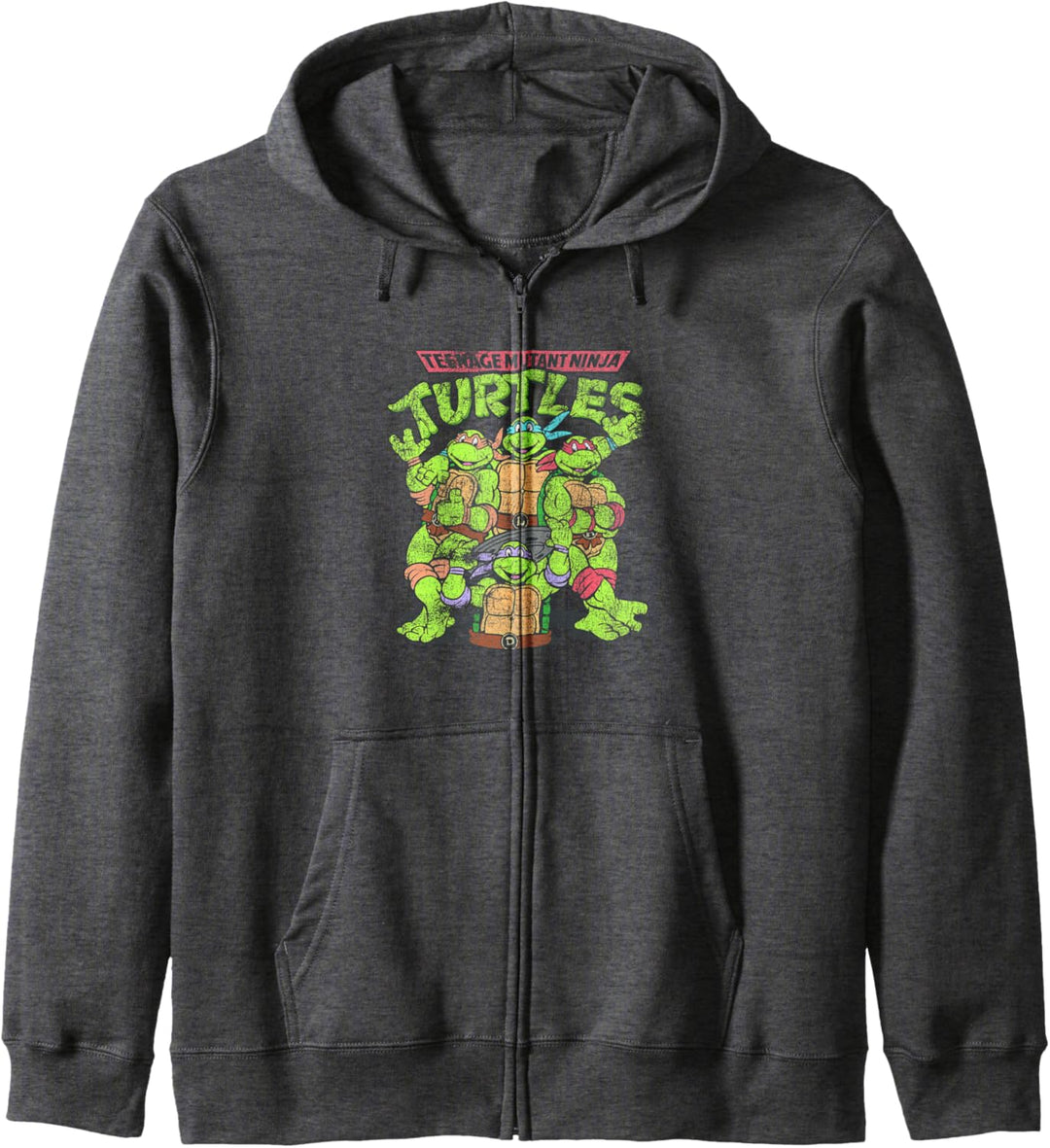 Teenage Mutant Ninja Turtles Klassische Gruppenpose Kapuzenjacke
