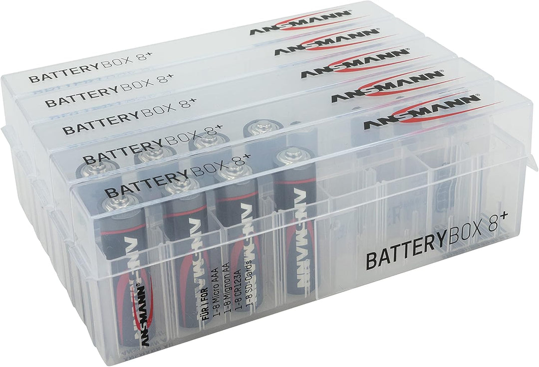 ANSMANN Batteriebox für AAA Micro, AA Mignon Akkus & Batterien, Spezialbatterien & Speicherkarten -