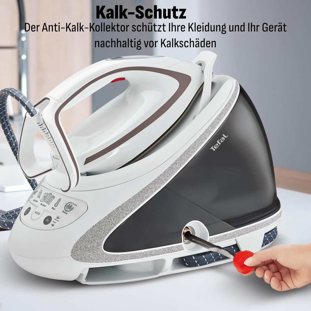 Tefal Dampfbügelstation Pro Express Ultimate GV9567 | 7,7 Bar | 155 g/Min. Kontinuierlicher Dampf |5
