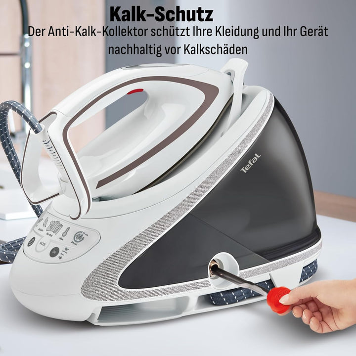 Tefal Dampfbügelstation Pro Express Ultimate GV9567 | 7,7 Bar | 155 g/Min. Kontinuierlicher Dampf |5