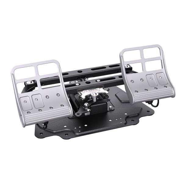 VIRPIL Controls R1-FALCON Rudder Pedals (3 Achsen Flugsimulator Pedale, PC, HOTAS, Space Sim, Heliko