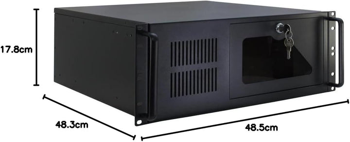 INTER-TECH Servergehäuse IPC 4U-4088-S, 45cm