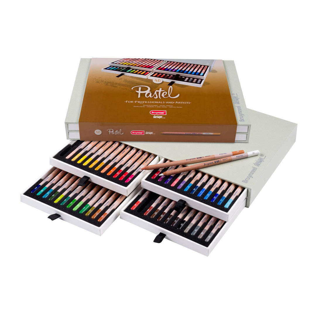 Bruynzeel - 48 Pastellbuntstifte in luxuriösem Etui