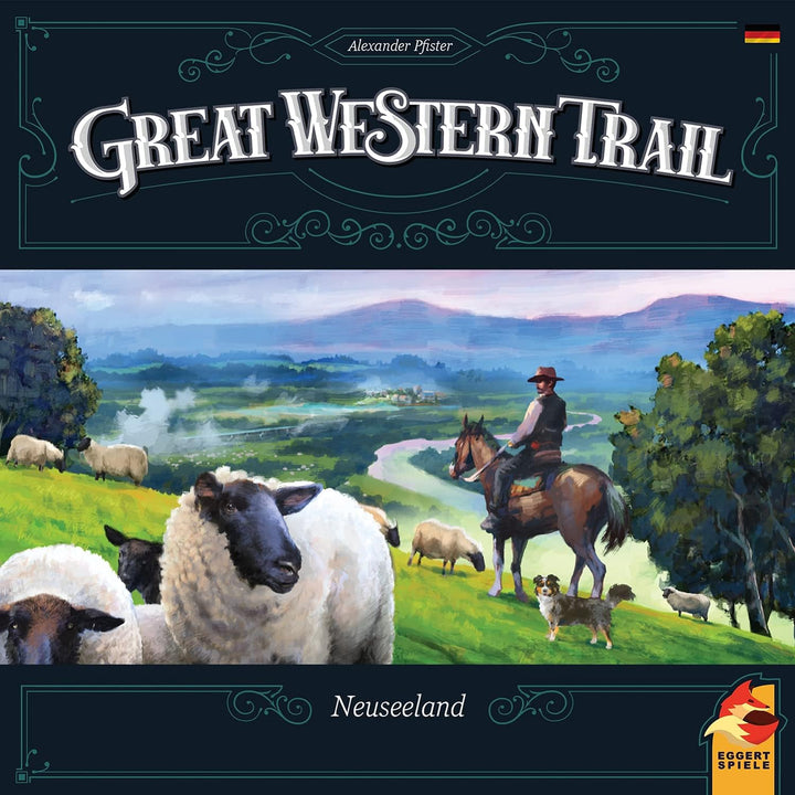 Eggertspiele | Great Western Trail – Neuseeland | Kennerspiel | Strategiespiel | 1-4 Spieler | Ab 12