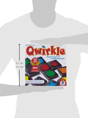 Schmidt Spiele 49311 Qwirkle, Spiel des Jahres 2011, Familienspiel, FFP Artikel Standard Packaging,