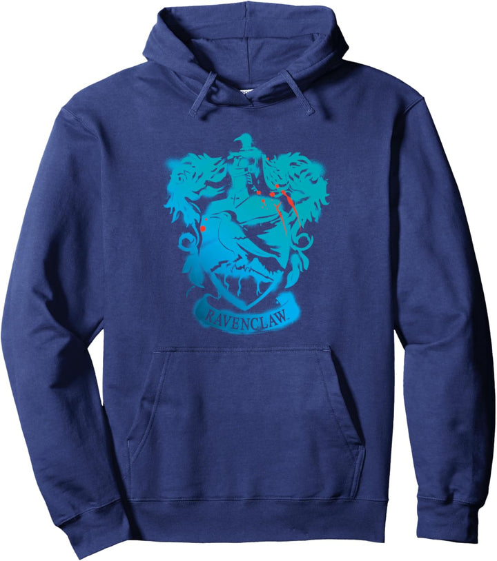 Harry Potter Ravenclaw Crest Stencil Pullover Hoodie