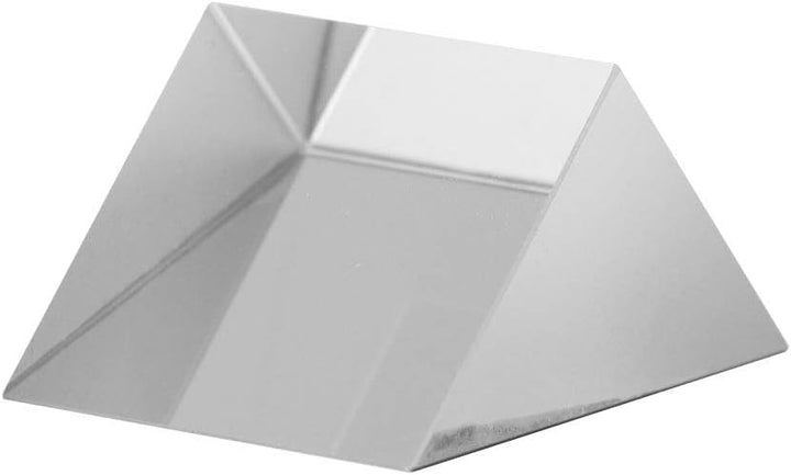 Oumefar Dreiecksprisma K9 Optisches Glas Regenbogeneffekt Dreiecksprisma für Lehrmittel zum Unterric