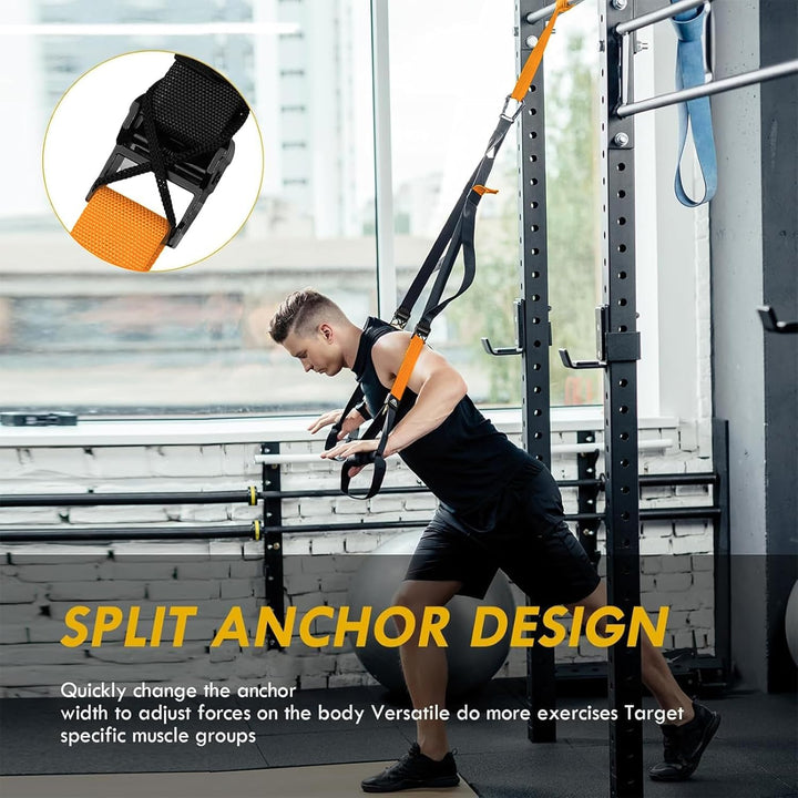 Flintronic Sling Trainer Set für EIN Ganzkörpertraining, Schlingentrainer, Schlingentrainer für Zuha