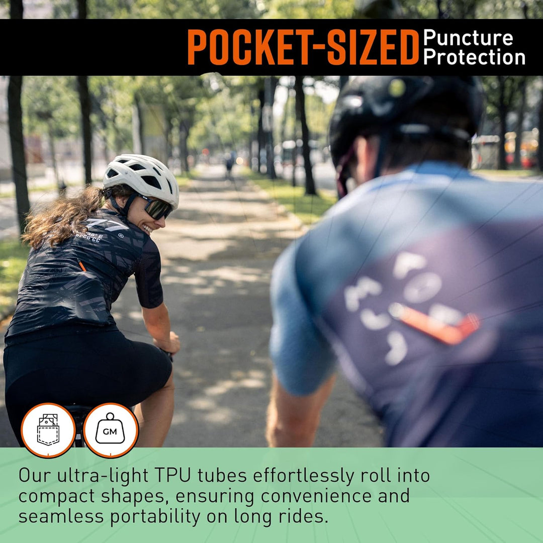 Tubolito Road 700C x 18-32mm Tube | Light, Strong & Compact | Rim & Disc Brake Compatibility | 2X Pu