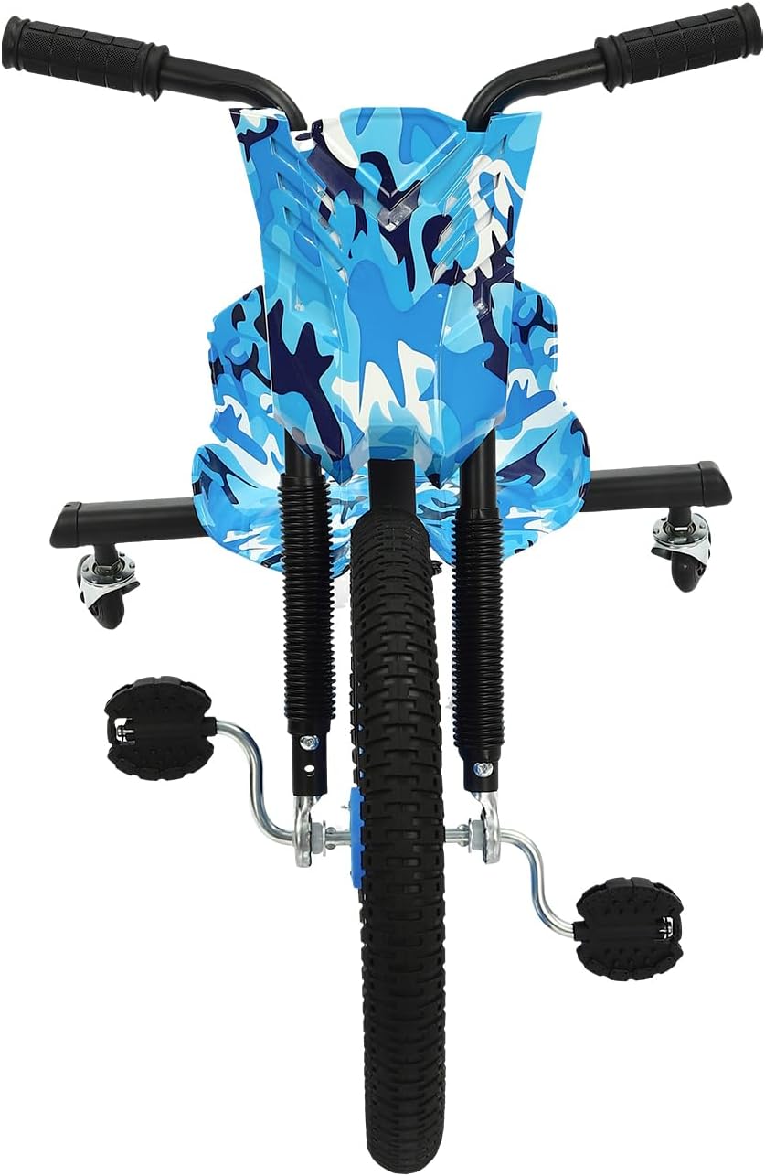 Drift Scooter Drift-Trike, Eisen, 16 Zoll Vorderrad-Durchmesser Drift Cart, 100kg Tragfähigkeit Drei