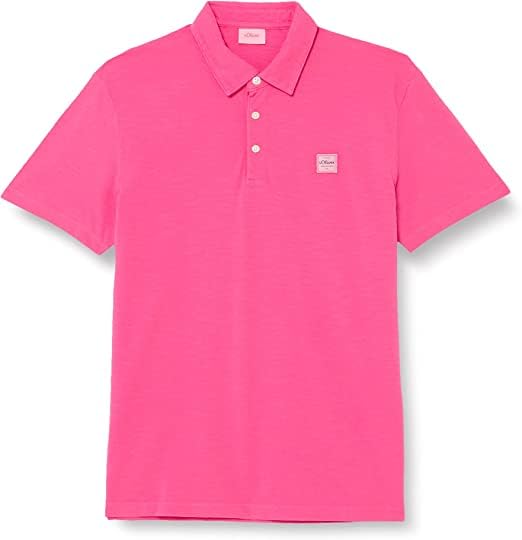 s.Oliver Men's Poloshirt, Kurzarm, PINK, S