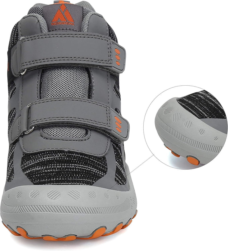 Mishansha Kinder Wanderschuhe rutschfest Leicht Trekking Wanderstiefel für Jungen Mädchen Gr.24-38 2