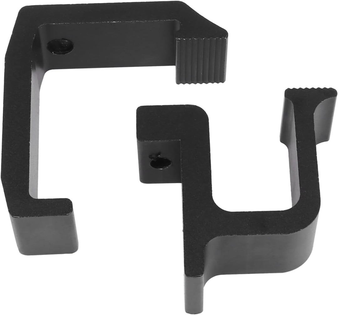 X AUTOHAUX 4Stk. Universal Einbauklemmen Halter Satz für LKW-Kappenschalen schwarz