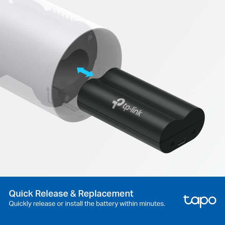 Tapo TP-Link Ersatzakku A100, Funktioniert Akku-Kameras & Video-Türklingeln C420, C400, D230, 6700mA