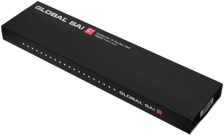 Global SAI-06 Tranchiermesser, Hammerschlagdesign, 25cm, 1 St
