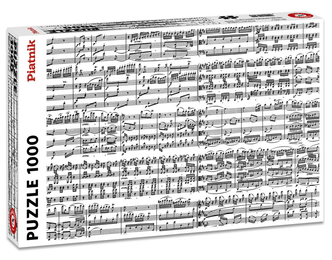 Piatnik 00 5434 - Musical Notes 1 Teile, 1000, Monochromatisch