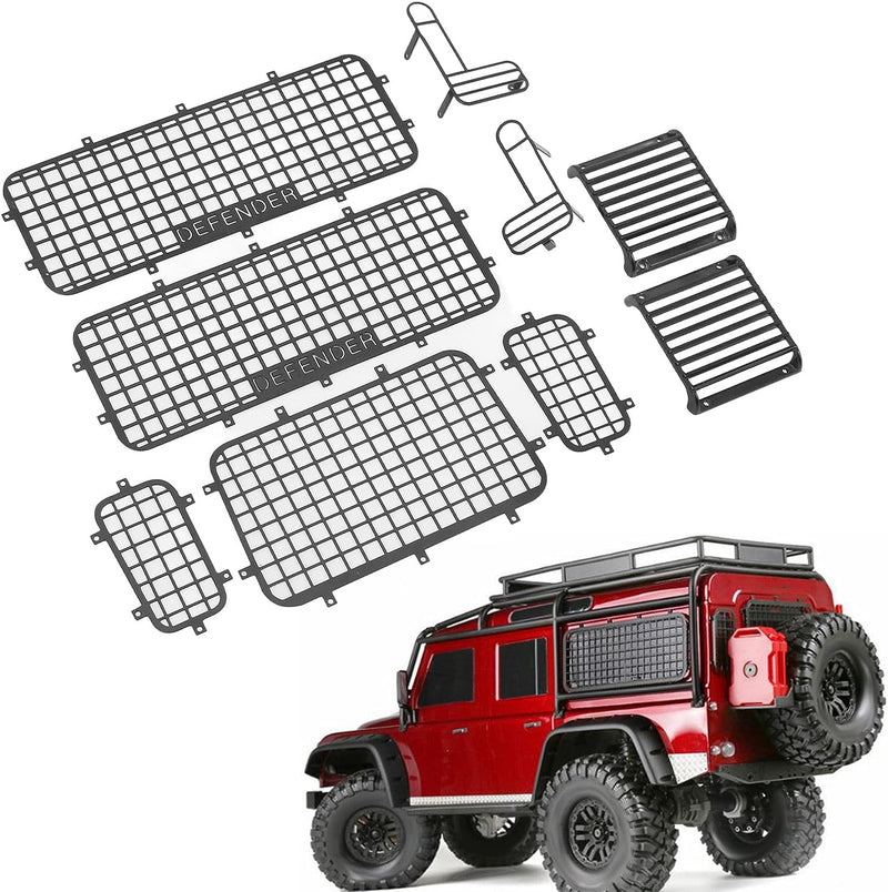 RC-Fenstergitter aus Metall, Klein, Leicht, Exquisite Verarbeitung, Simulation Exquisite Verhindert