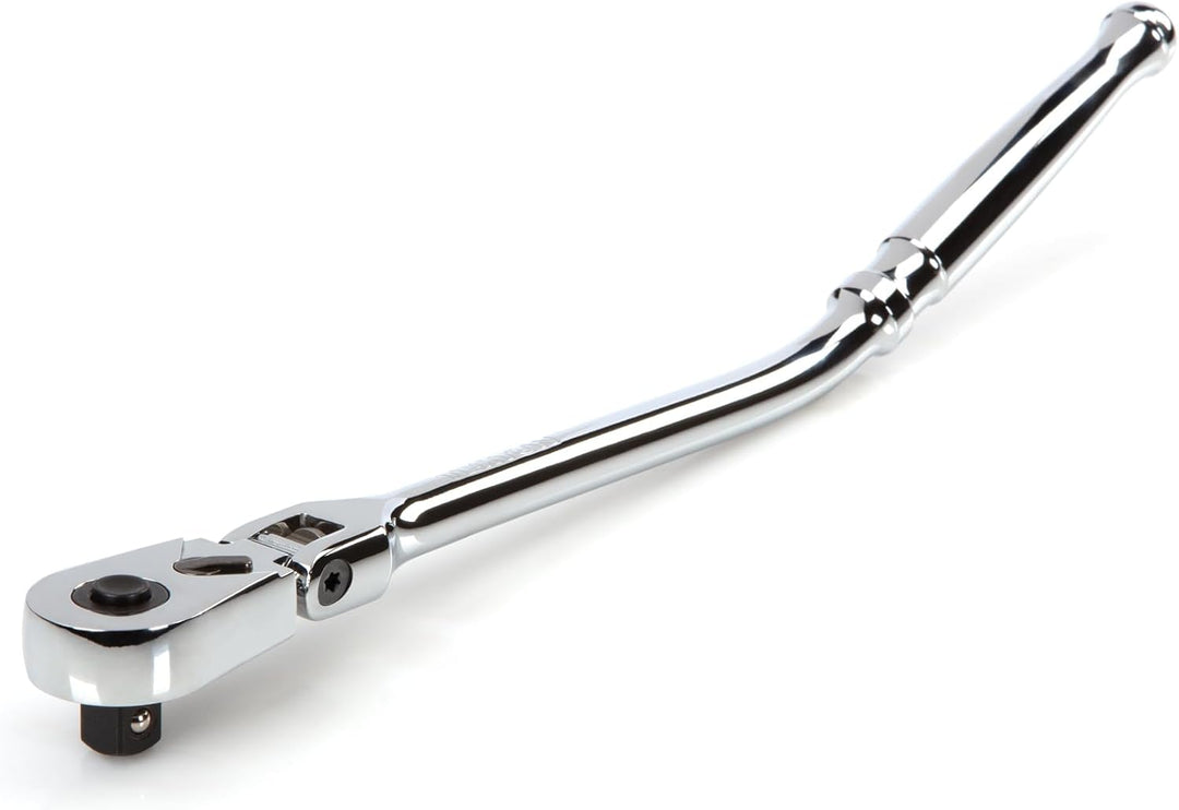TEKTON 3/8 Zoll Antrieb x 12 Zoll Flexkopf Schnellspanner Ratsche gebogen Griff | SRH33112 3/8 Inch