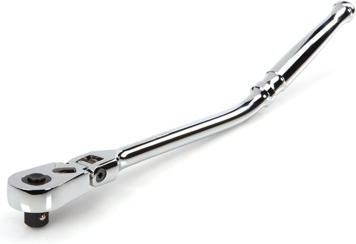 TEKTON 3/8 Zoll Antrieb x 12 Zoll Flexkopf Schnellspanner Ratsche gebogen Griff | SRH33112 3/8 Inch