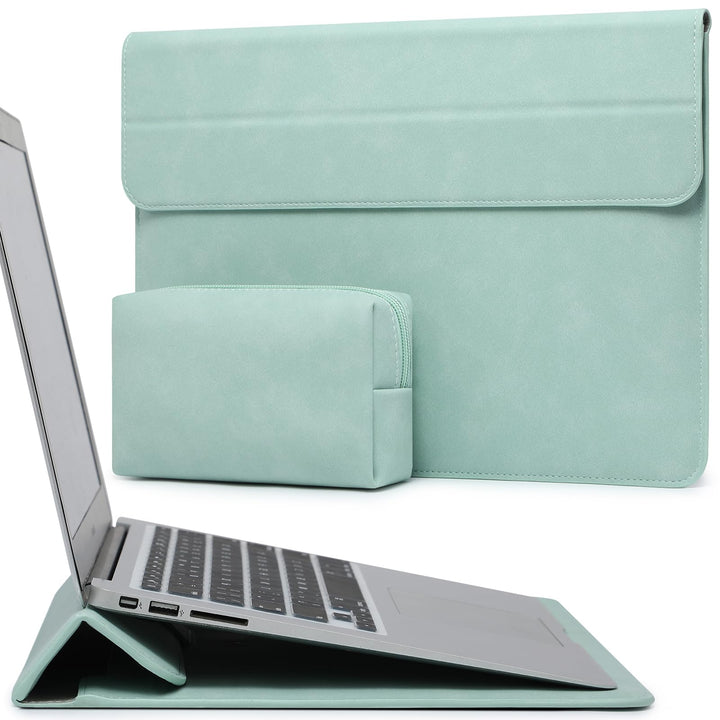 HYZUO 13,3-14 Zoll Laptop Hülle Tasche mit Standfunktion für MacBook Pro 14 M5/M4/M3/M2/M1 2026-2021