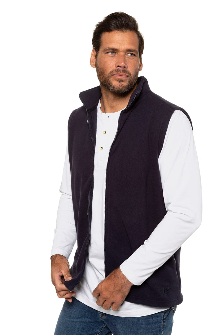 JP 1880 Herren grosse Grössen Übergrössen Menswear L-8XL Fleeceweste, Outdoor, Stehkragen, bis 8 XL