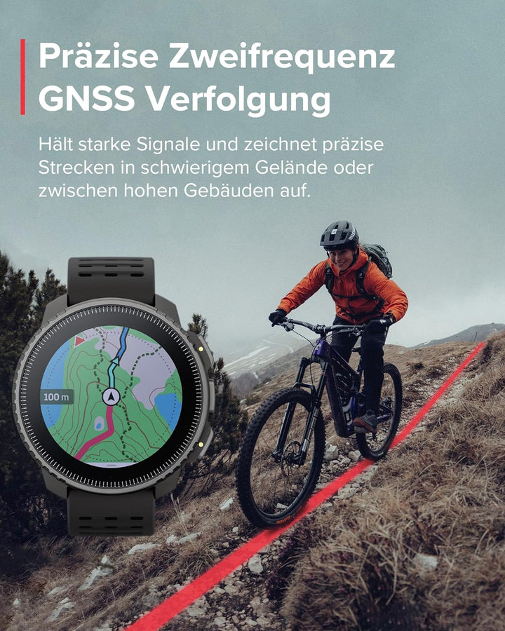 SUUNTO Vertical Abenteuer Uhr - GPS Smartwatch, Akkulaufzeit bis zu 65 Tagen, Militärgeprüftes Gehäu