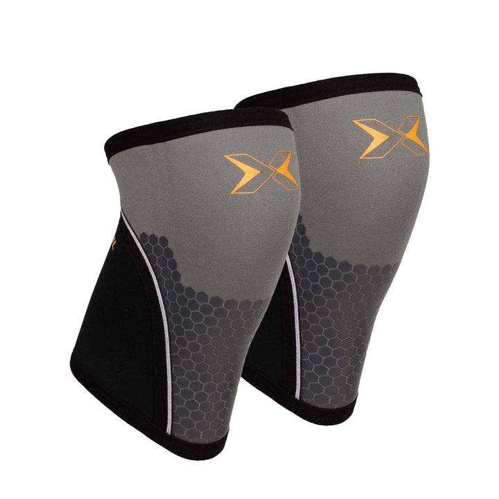 PICSIL Crosstraining Hex Tech Neopren Kniebandage 5/7 mm 2 Knieschützer für Powerlifting und Gewicht