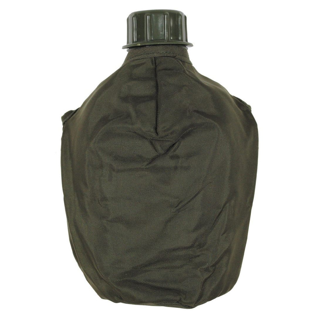 MFH Plastikfeldflasche mit Österreichischer Hülle Feldflasche aus Kunststoff 1 Liter Trinkflasche Ca
