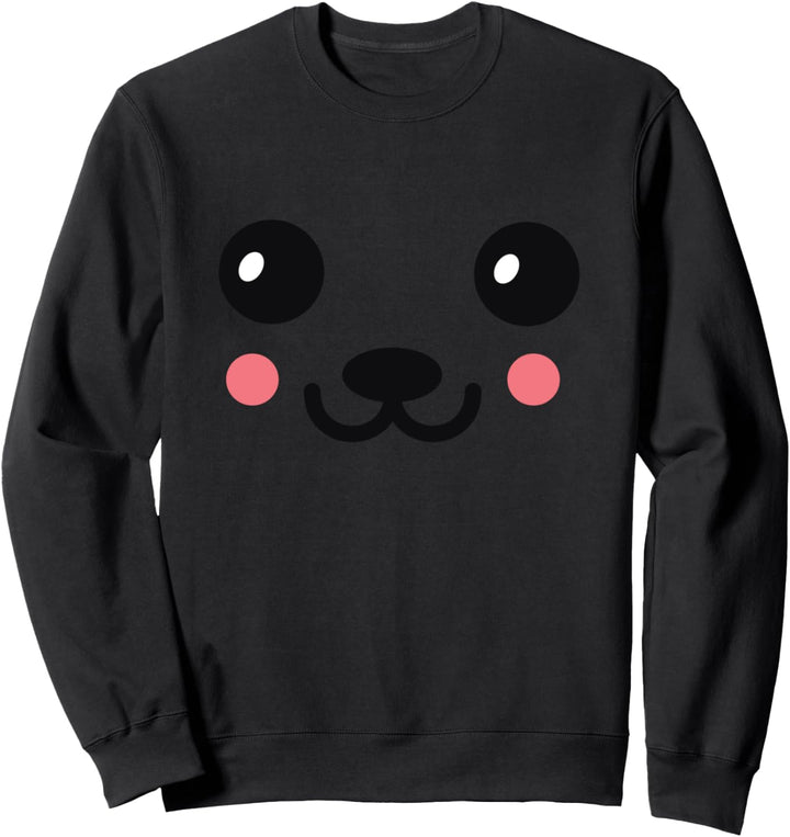 Lustiges Gesicht Geister-Monster Kostüm Halloween Geschenk Sweatshirt