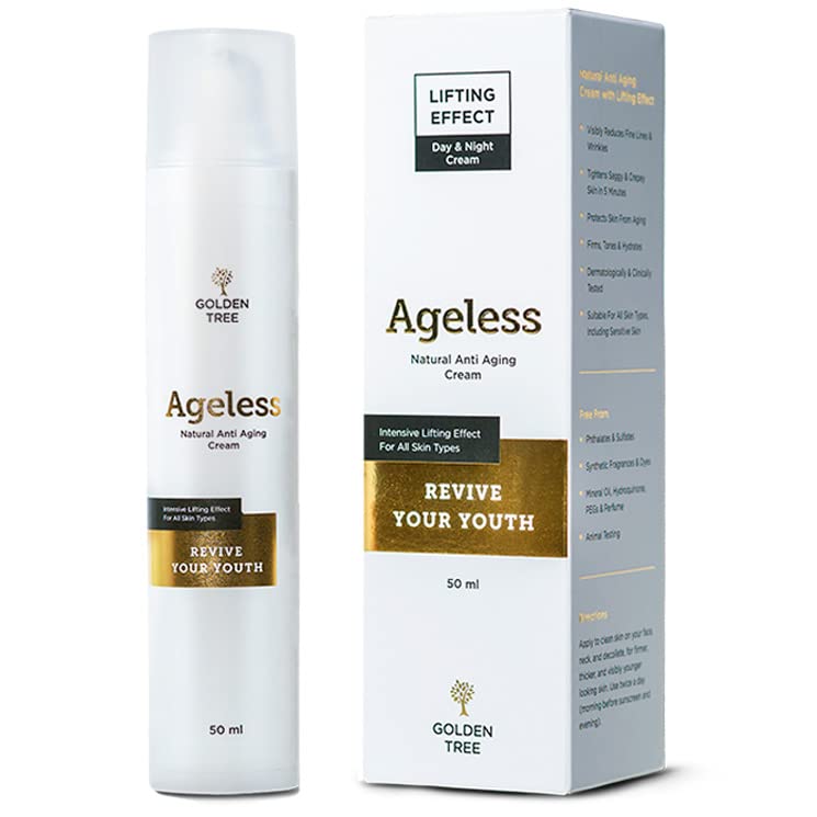 Golden Tree Ageless Anti-Falten-Creme – Anti-Aging-Gesichtscreme Tag und Nacht – Hautpflegeformel er