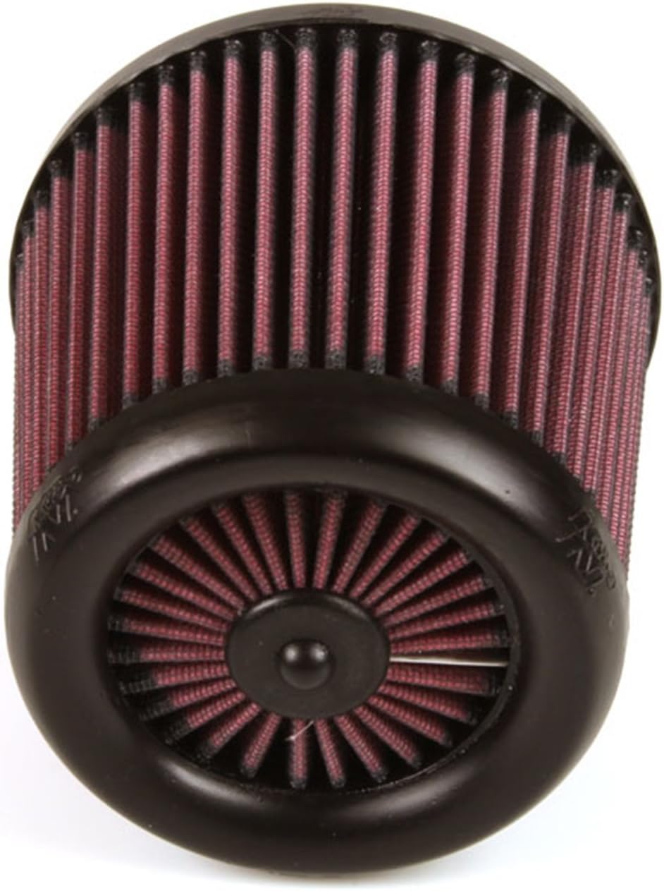 K&amp;N X-Stream RX-4990 KFZ und Motorrad Luftfilter, universal, zum Aufklemmen Rot