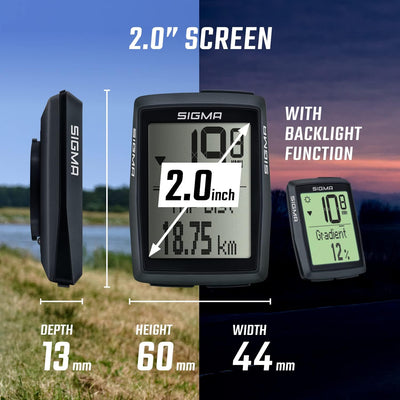Sigma Bc 14.0 Wr Fahrradcomputer Schwarz Einheitsgrösse