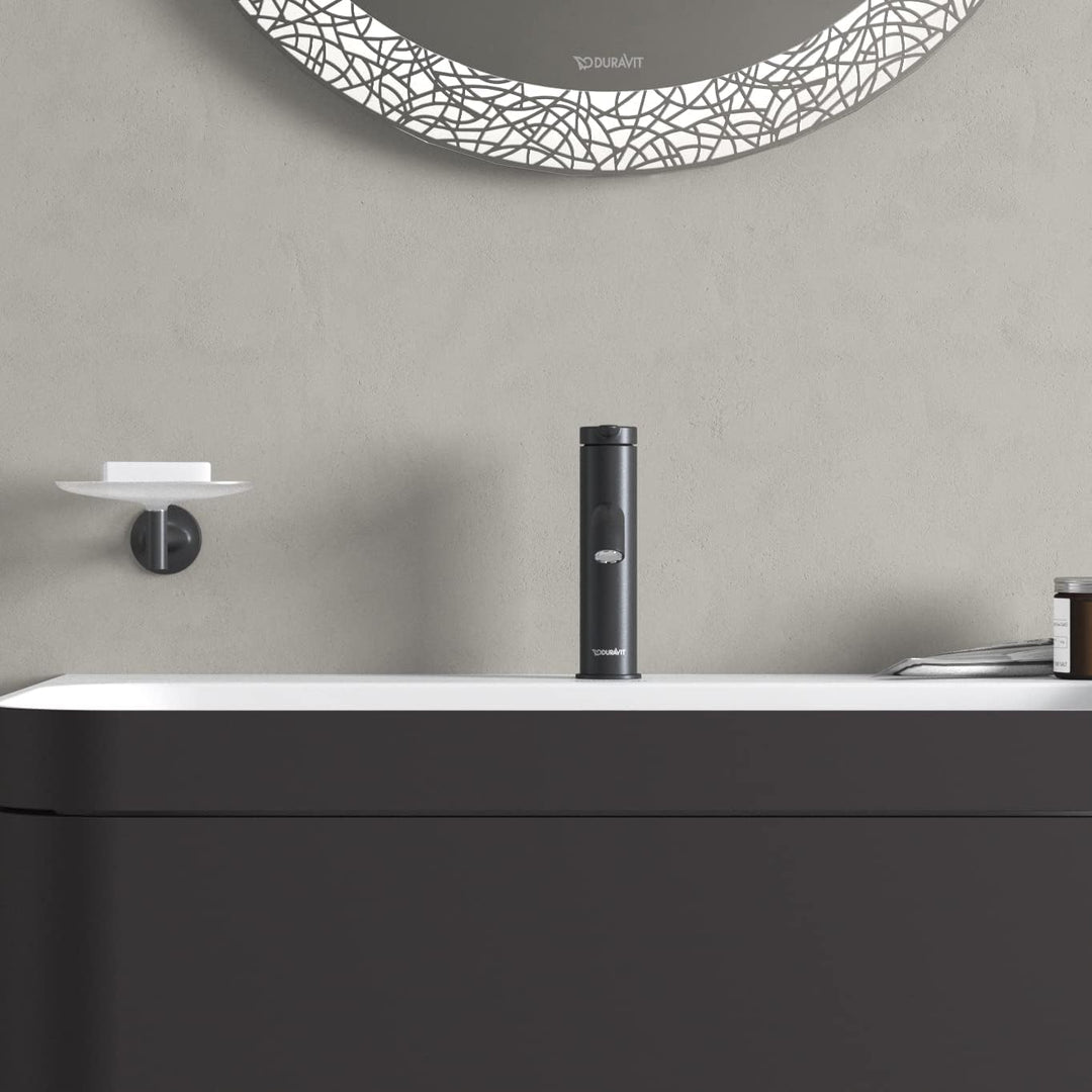 Duravit C.1 Waschtischarmatur, Grösse M (Auslauf Höhe 86 mm). Wasserhahn Bad mit Zugstangen-Ablaufga