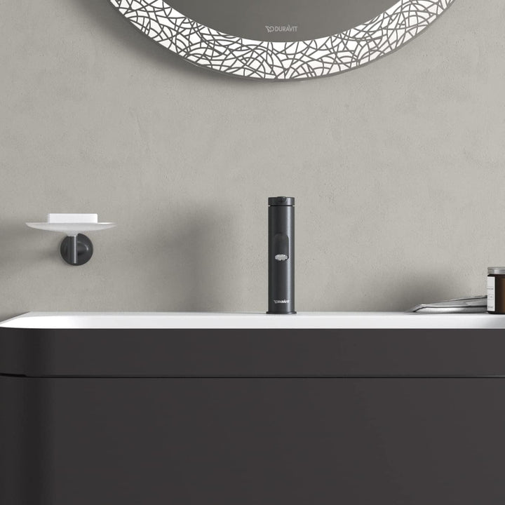 Duravit C.1 Waschtischarmatur, Grösse M (Auslauf Höhe 86 mm). Wasserhahn Bad mit Zugstangen-Ablaufga