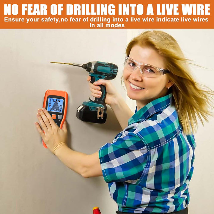 Leitungssucher Ortungsgerät 7 in 1 Wand Scanner, Leitungssuchgerät, Stromleitungsfinder, Metallsuchg