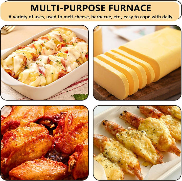Tragbare Mini Käse Raclette Set, Tragbare Raclette, Antihaft Käse Griller Set, mit Praktischem Spach