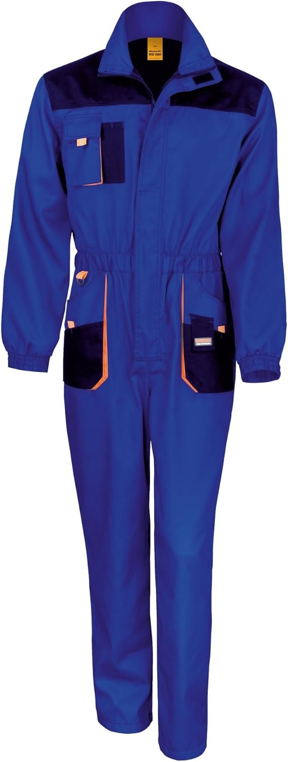 Result Unisex R321x Work-Guard Lite Overall. (1er Pack) XS Mehrfarbig (Royal/Navy/Orange), XS Mehrfa