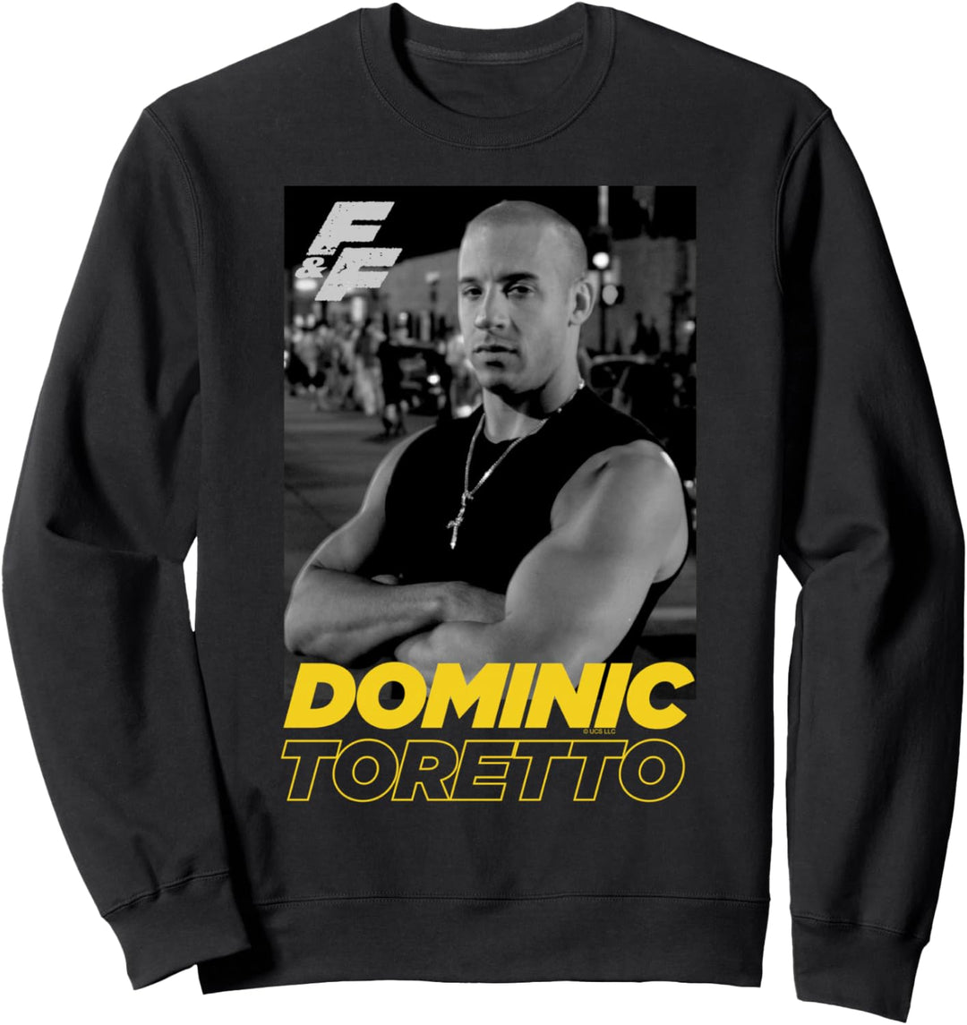 Fast & Furious Dominic Toretto Portrait Logo Sweatshirt