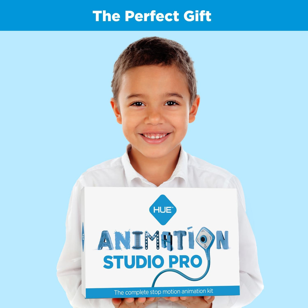 HUE Animation Studio Pro Stop-Motion Komplett-Set (Full HD 1080p Flex-Hals Kamera, Software, Buch) f