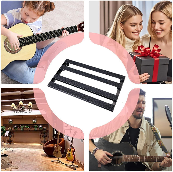 Kleines Gitarrenpedalboard - Legierungs Effekt Pedalboard für Gitarren - Präzisionszubehör Für Musik