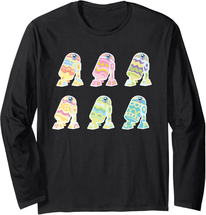 Star Wars R2-D2 Pastel Easter Eggs Langarmshirt