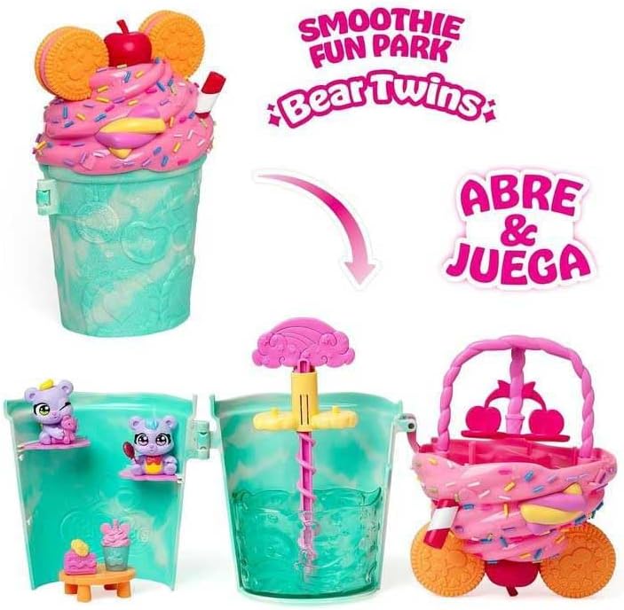Smoothie Fun Park Bear Twins, Häuschen mit Vergnügungspark in Smoothie-Form: Enthält 1 Smoothie, 2 E