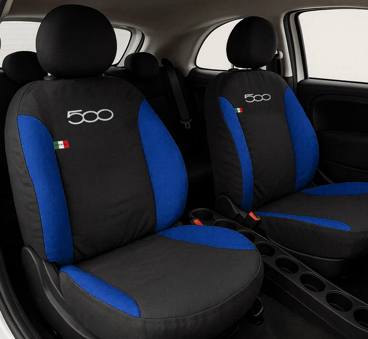 Auto Accessori Lupex Autositzbezüge kompatibel mit Cinquecento 500, hergestellt in Italien, Polyeste