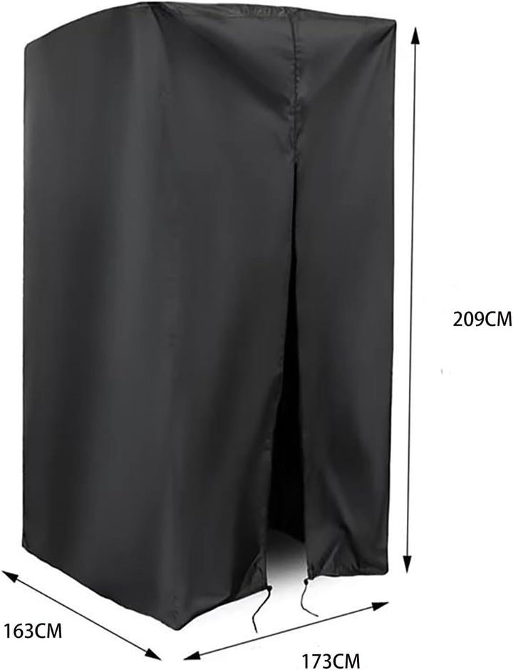 NEWFUN Squat Rack Cover, Klimmzugstangenabdeckung, Mit Reissverschluss, Krafttrainingsschutzhülle,Ge