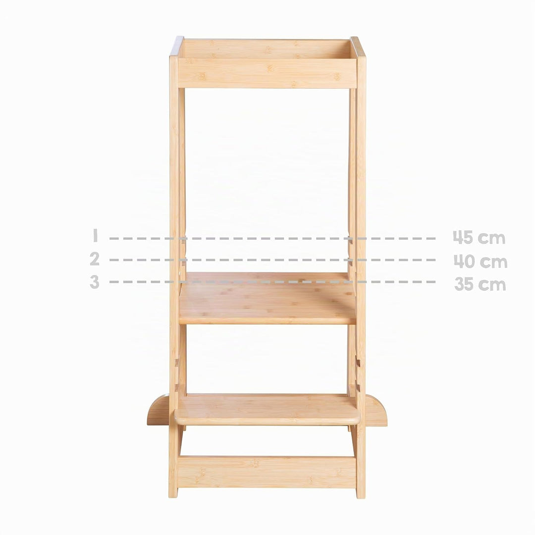 roba Lernturm nach Montessori - Sicherer Tritthocker für Kinder - Ideal als Küchenhelfer - Bis 80 kg
